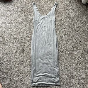 Gray bodycon fashion nova dress size small